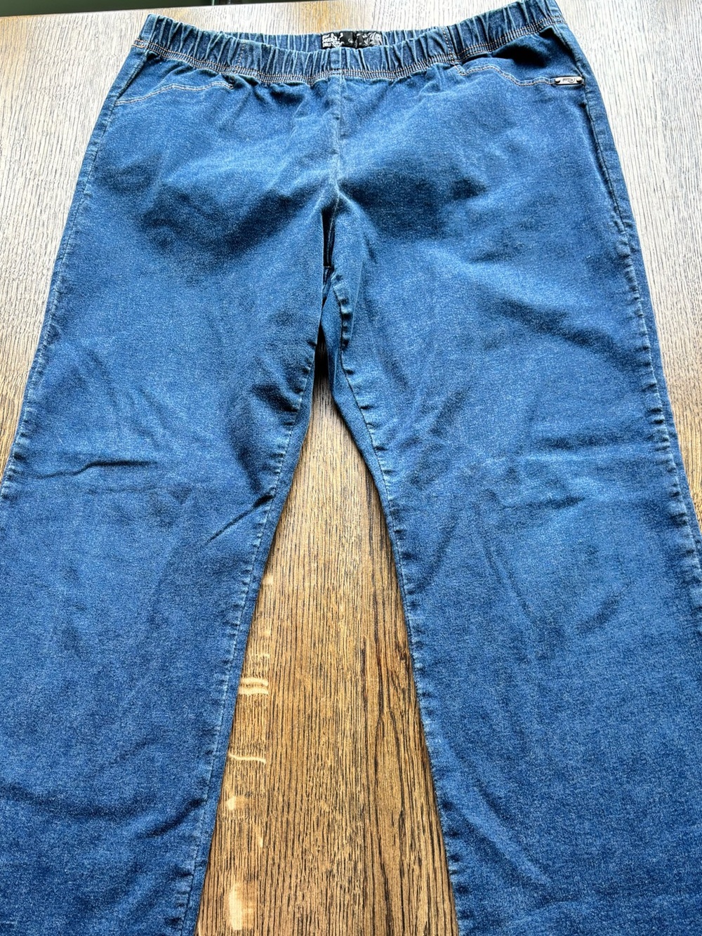 FDJ‎ French Dressing Pull On Straight Leg Jeans Petite 16P Blue Denim